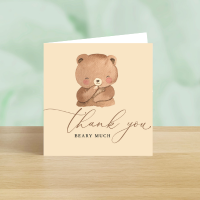 Bear Thank You Greeting Card