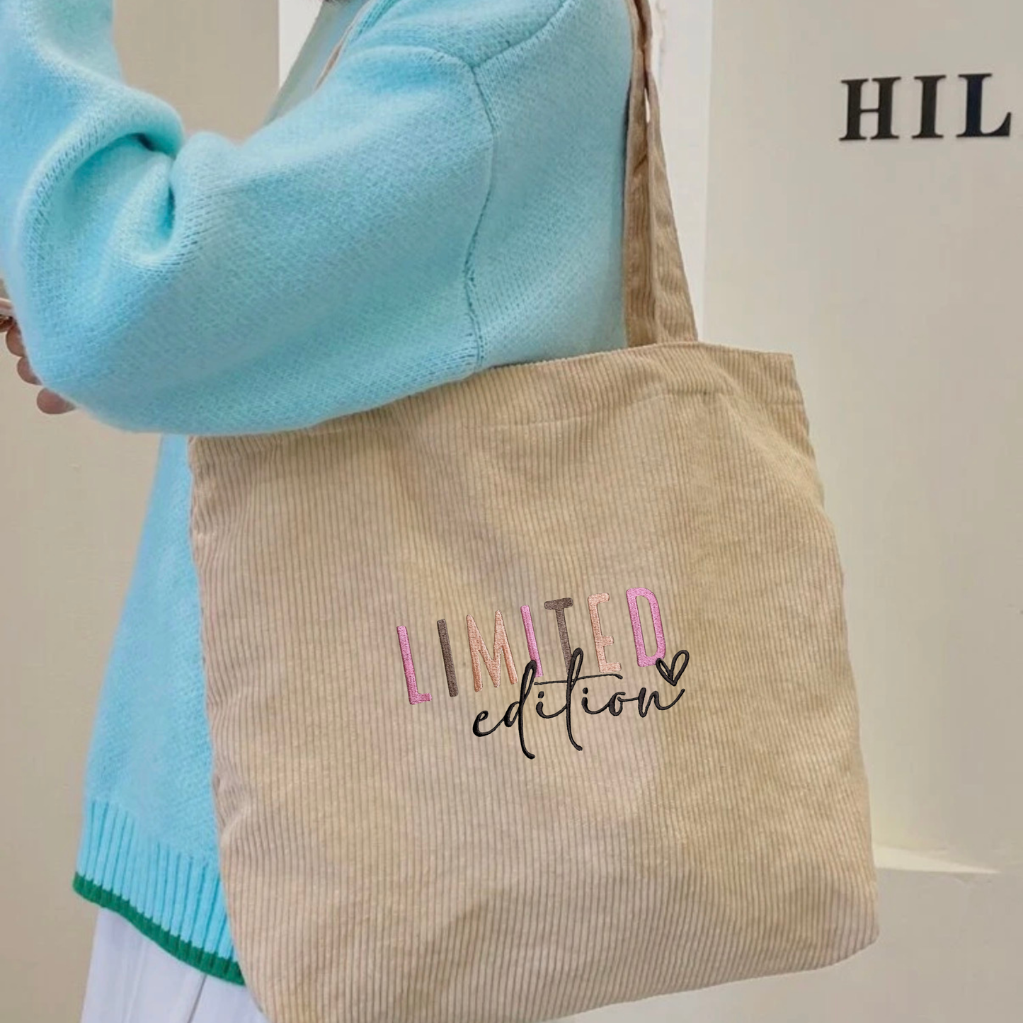 Limited Edition Embroidered Tote Bag
