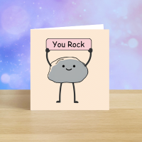 "You Rock" Greeting Card